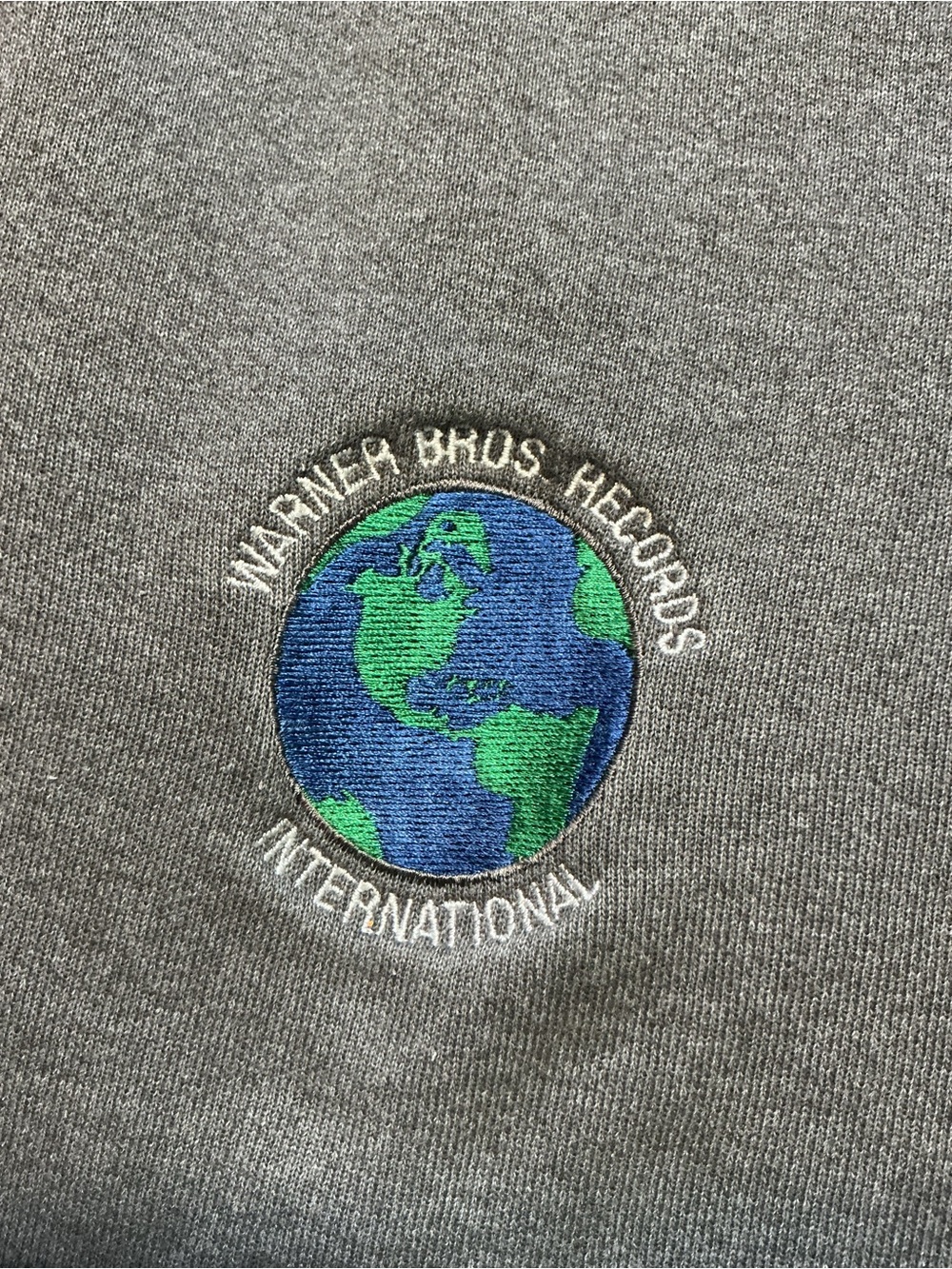 Vintage 90s Warner Bros Brothers Records International Sweatshirt